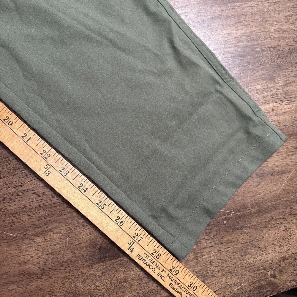 32 Degrees Cool Stretch Performance Pants Mens 34x29 Olive Green NWOT
